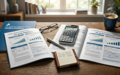 What Is the Difference Between CalPERS 2 at 55 and 2 at 62 Retirement Formulas?