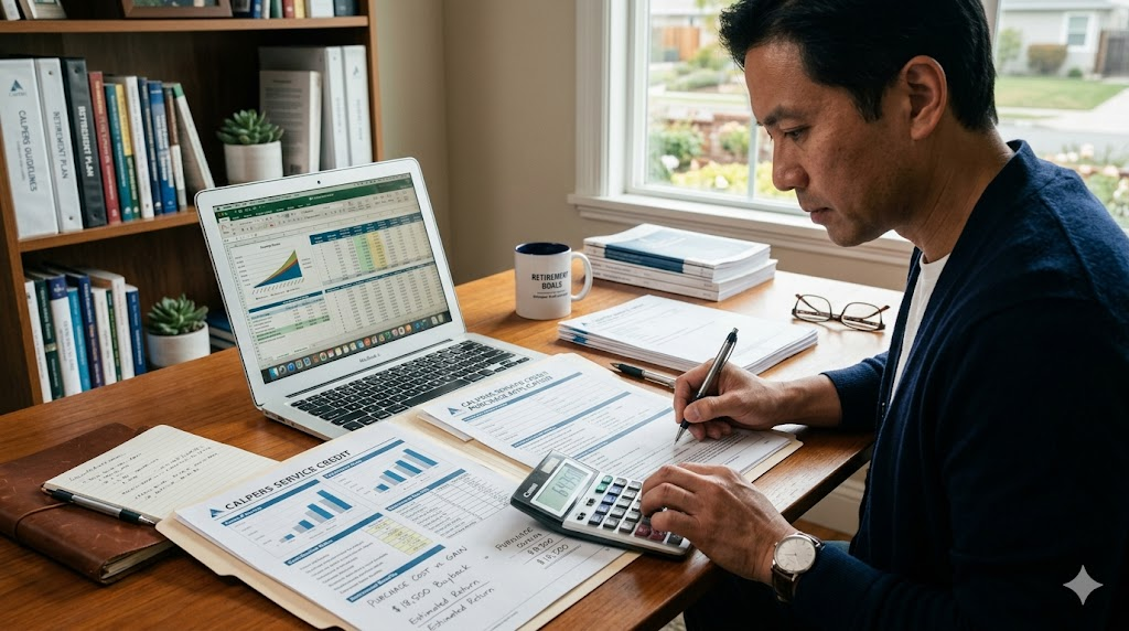 How Do You Purchase CalPERS Service Credit, and When Does It Actually Make Financial Sense?